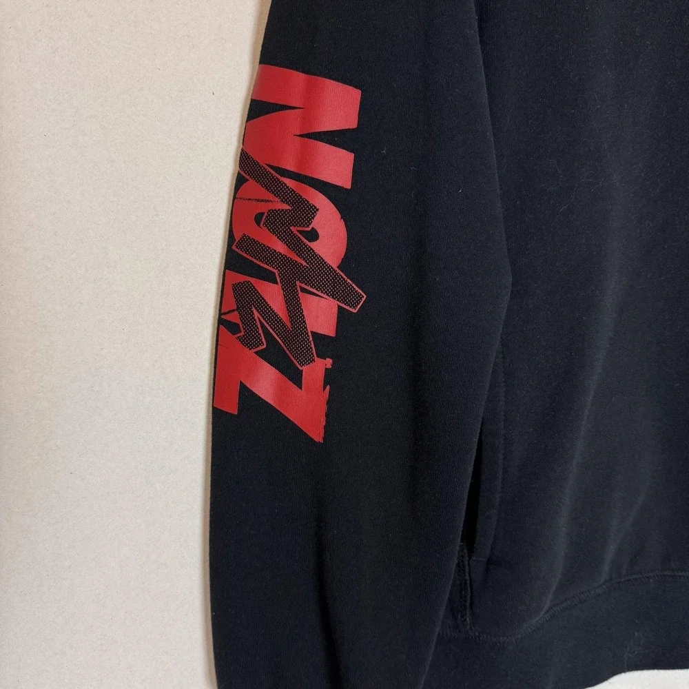 Jordan Hoodie Boys 10-12 Black Pullover Fleece Zion Sleeve Graphic Logo‎